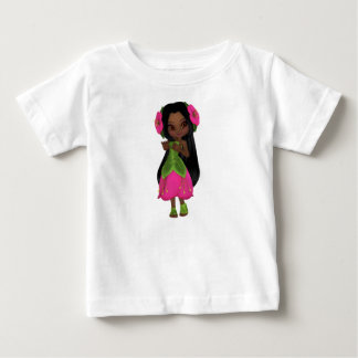 Camiseta de Bebé Niña Afroamericana de Fantasía 