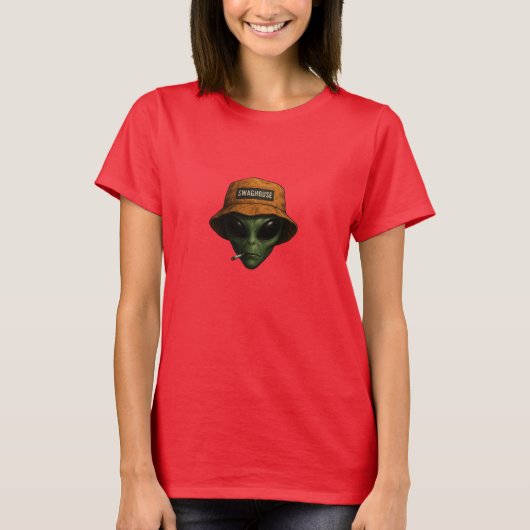 CAMISETA DE EXTRATERRESTRE EM DESIGN  T-SHIRT (Voorkant)