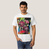  camiseta   de flor t-shirt (Voorkant volledig)