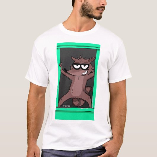 Camiseta de Guaxinim T-shirt (Voorkant)