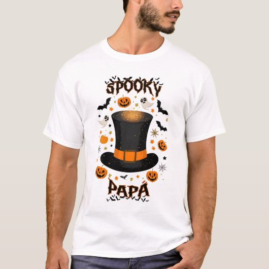 Camiseta de Hombre Spooky Papá T-shirt (Voorkant)