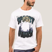 Camiseta de Hombre Spooky Vibes Estilo Graffiti T-shirt (Voorkant)
