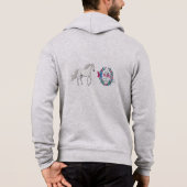 Camiseta de manga con diseño moderno hoodie (Achterkant)