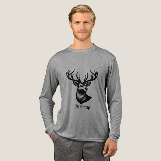 Camiseta de Manga Larga Tri-Blend Shirt (Voorkant)