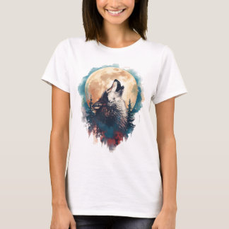 Camiseta de mujer con diseño nocturno t-shirt