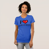 Camiseta de mujer I love CLOUDGAR T-shirt (Voorkant volledig)