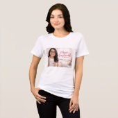 camiseta de Mujer Tri-Blend Shirt (Voorkant volledig)