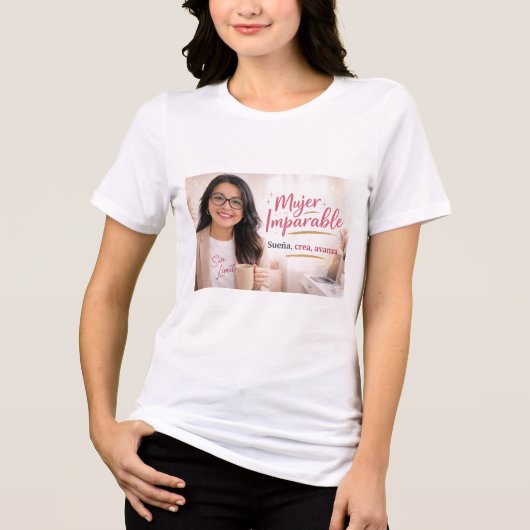 camiseta de Mujer Tri-Blend Shirt (Voorkant)