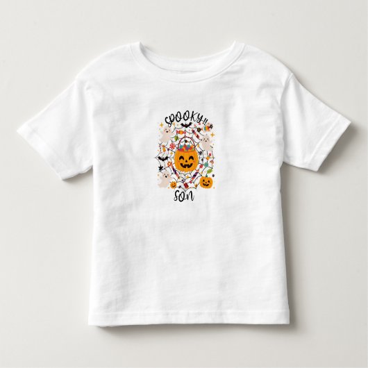 Camiseta de Niño Spooky Son de Halloween Kinder Shirts (Voorkant)