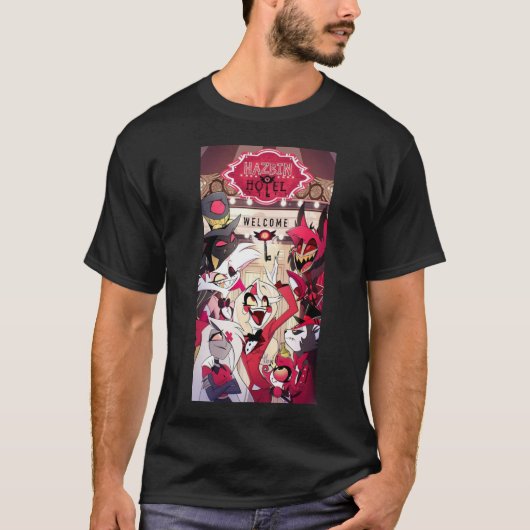 camiseta de ropa de hazbin hotel t-shirt (Voorkant)