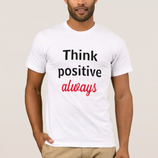 Camiseta Denk altijd positief T-shirt