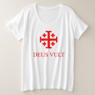 Camiseta Deus vult - orden del Santo Sepulcro Grote Maat T-shirt