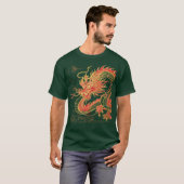 camiseta Dragón chino T-shirt (Voorkant volledig)