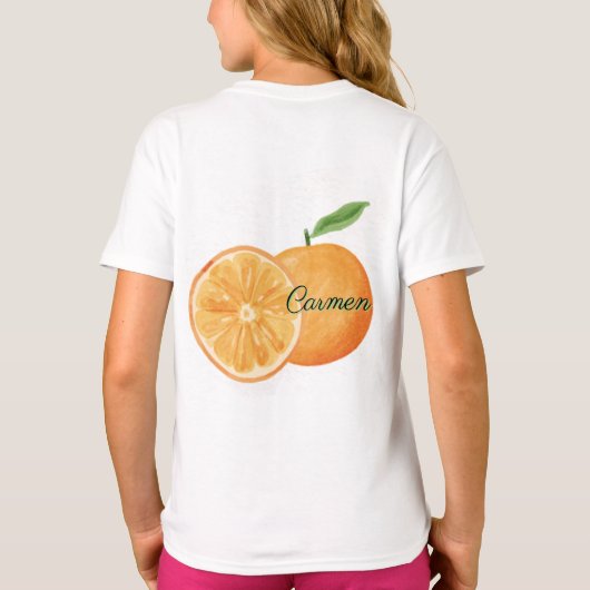Camiseta Dulce Tropical: naranja T-shirt (Achterkant)