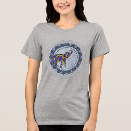  Camiseta Elefante Cósmico Tri-Blend Shirt