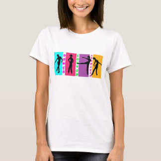 Camiseta em microfibra feminina Dança louvor e... T-shirt