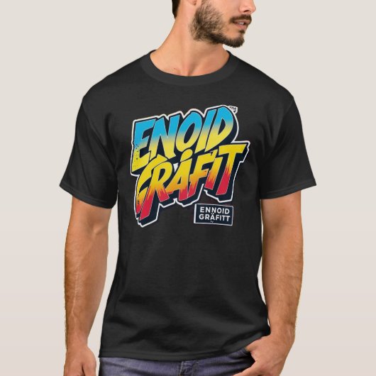 camiseta ENNOID GRÁFITT GRAFITE  T-shirt (Voorkant)
