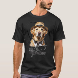 Camiseta escura Golden Retriever - The Dogfather T-shirt