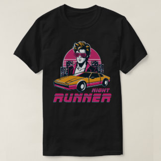 camiseta estilo retro synthwave t-shirt