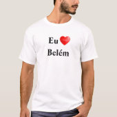 Camiseta eu amo Belém T-shirt (Voorkant)