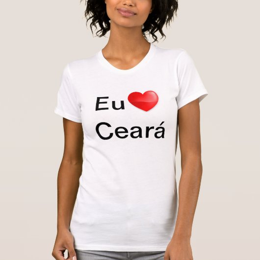 Camiseta Eu amo Ceará T-shirt (Voorkant)