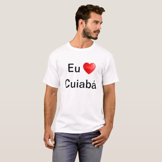 Camiseta eu amo Cuiabá T-shirt (Voorkant volledig)