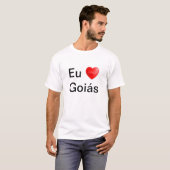 Camiseta eu amo Goiás T-shirt (Voorkant volledig)