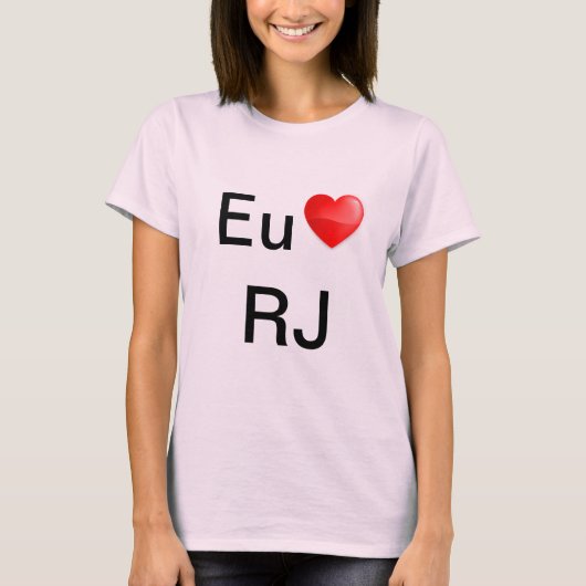 Camiseta Eu amo Rio de Janeiro T-shirt (Voorkant)