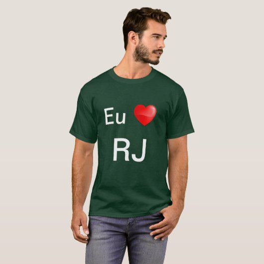 Camiseta EU amo RJ T-shirt (Voorkant volledig)