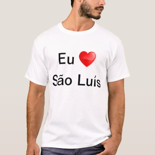 Camiseta eu amo São Luís T-shirt (Voorkant)