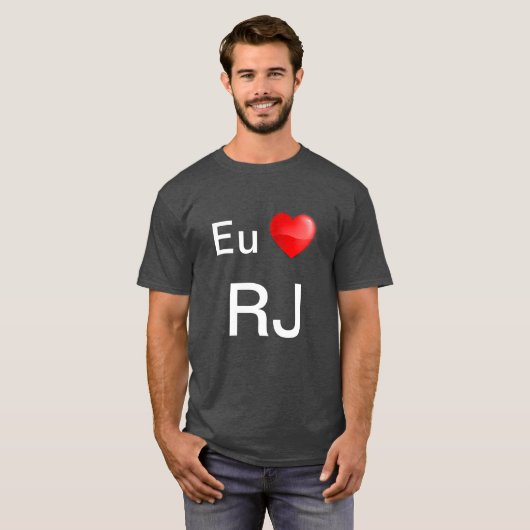 camiseta eu ao RJ T-shirt (Voorkant volledig)