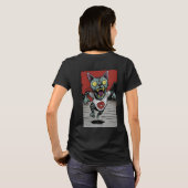 Camiseta Fem. Zombie Runner Cat - Back T-shirt (Achterkant volledig)