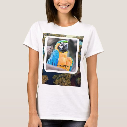 Camiseta Feminina Básica Pantanal T-shirt (Voorkant)