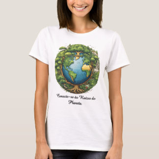 Camiseta Feminina Básica Raízes do Mundo-1   T-shirt