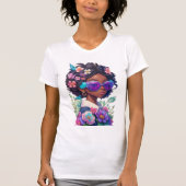Camiseta Feminina Black Power T-shirt (Voorkant)