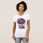 Camiseta Feminina Black Power T-shirt (Voorkant volledig)