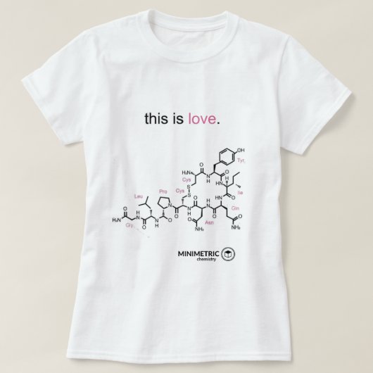 camiseta feminina - chemistry t-shirt (Design voorkant)