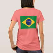 Camiseta Feminina I love Brasil T-shirt (Achterkant)