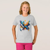 Camiseta Feminina Juvenil Básica Arte Expressão-2 T-shirt (Voorkant volledig)