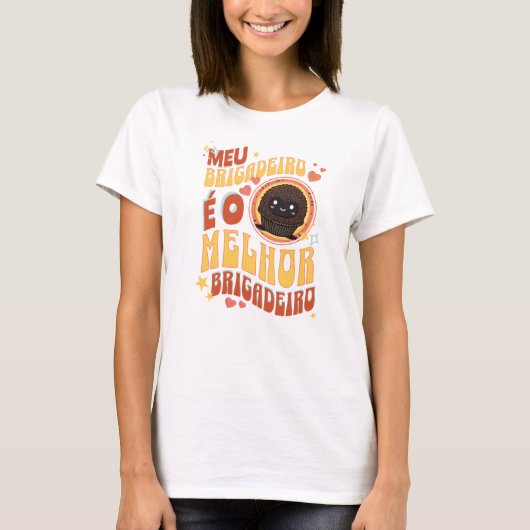 Camiseta Feminina Meu Brigadeiro T-shirt (Voorkant)