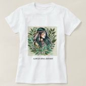 camiseta feminina para o uso do dia a dia t-shirt (Design voorkant)