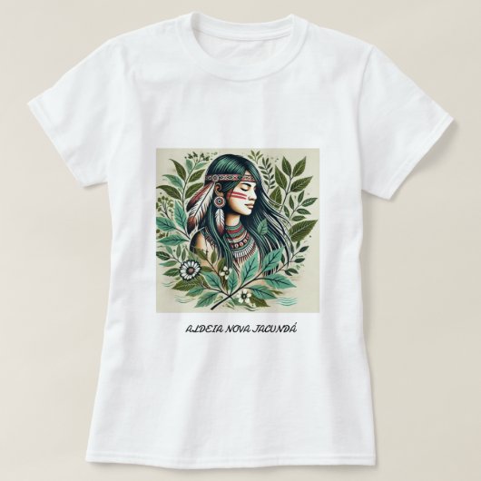 camiseta feminina para o uso do dia a dia t-shirt (Design voorkant)
