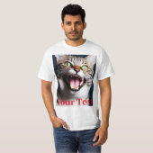 Camiseta Foto personalizado Y Texto Personalizado T-shirt (Voorkant volledig)