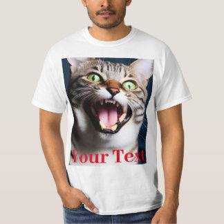 Camiseta Foto personalizado Y Texto Personalizado T-shirt