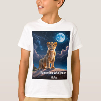 Camiseta Frase Inspiradora de Mufasa T-shirt