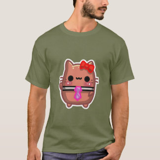 Camiseta gato kawaii  t-shirt
