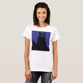 camiseta gato na noite t-shirt (Voorkant volledig)