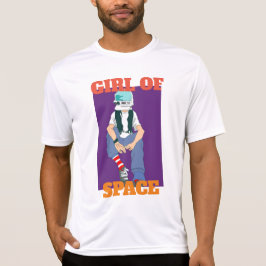 camiseta girl on of space t-shirt