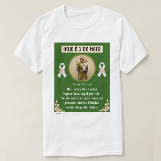 Camiseta gola canoa Masculino simples em algodão  T-shirt (Design voorkant)