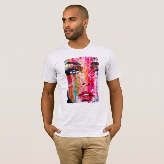 Camiseta Graffiti Face Woman T-shirt (Voorkant volledig)
